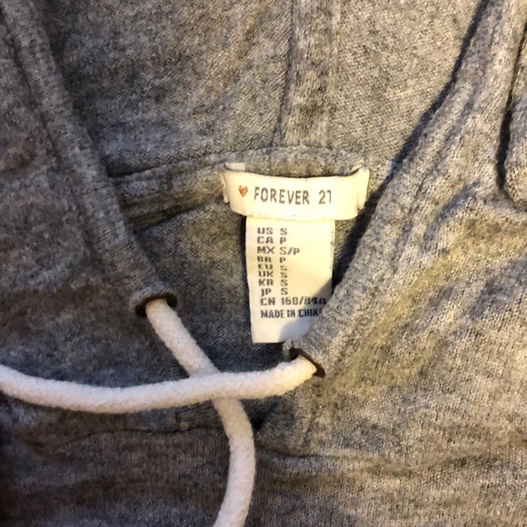 Forever 21 grey Sweater SMALL - Picture 3 of 4